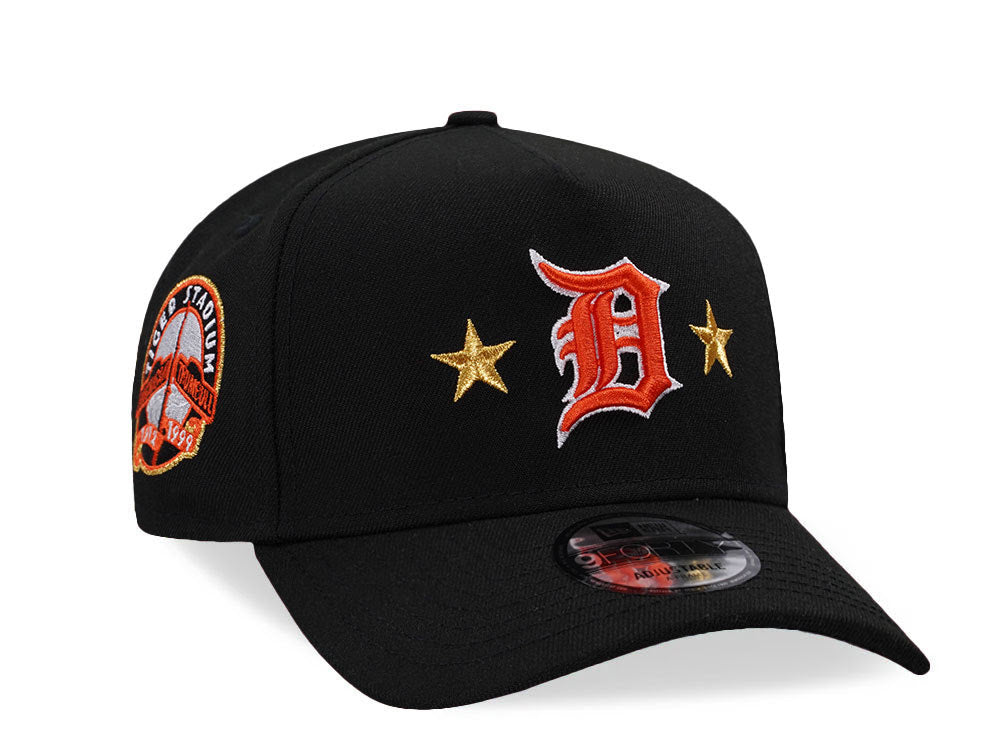Detroit Tigers Stadium Patch Black Metallic Edition